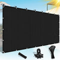 Shade&Beyond Customized 90% Sun Shade Cloth with Grommets, 3' X 6' Pergola Shade Cover Canopy, Sun Screens for Patio, Outdoor, Garden, Backyard, Black
