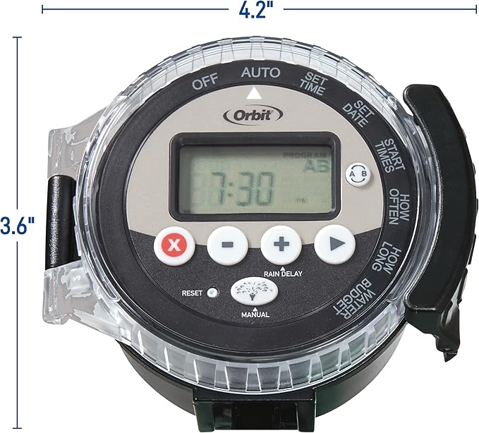 Orbit 57865 Outdoor Battery-Powered Water Sprinkler Controller