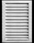 HVAC Premium 22"W x 24"H Aluminum Exterior Gable Louver Vent for Walls & Crawlspace - Weather-Resistant Air Grille with Screen Mesh - [Outer Dimensions 23.75"W x 25.75"H]