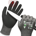 Schwer ProGuard High Level Cut Resistant Work Gloves PR3326 for Extreme Protection，ANSI A9 Cut Gloves with Reinforced Thumb, Non Slip, Breathable, Durable, Touch-screen, Black 1 Pair（XL）