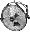 VEVOR 14 Inch Industrial Wall Mount Fan, High Velocity 2473 CFM Outdoor Fan with 3 Speeds, Waterproof IP44 Garage Wall with Aluminum Blades for Workshop, Warehouse, Greenhouse