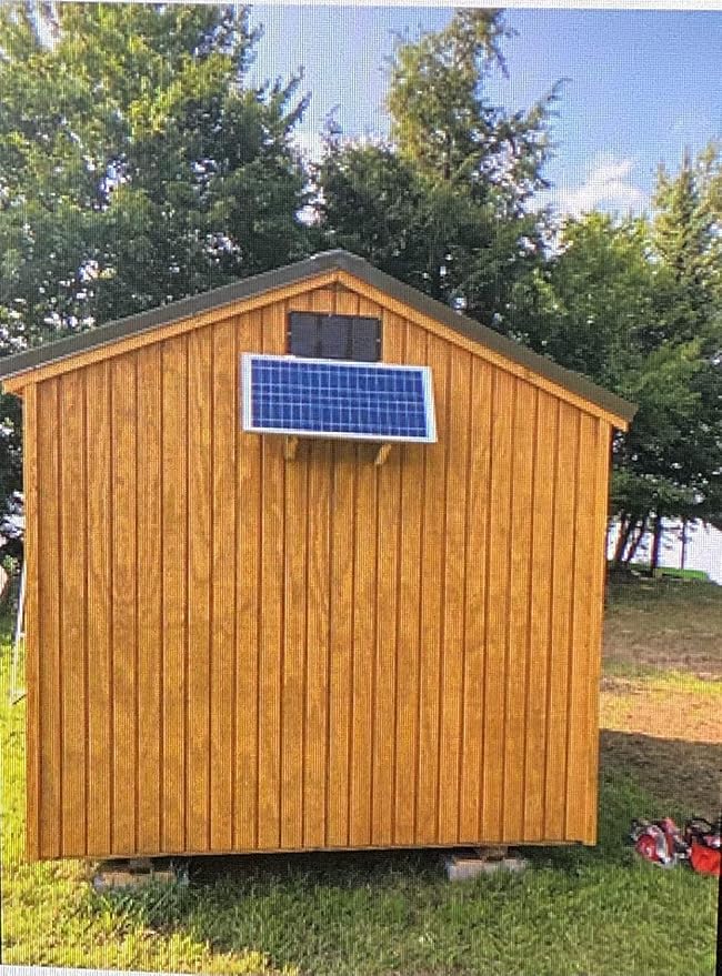 Amtrak Solar Powerful 100-Watt Galvanized Steel Solar Attic Fan Cools, Ventilates Exhaust Your House, Garage or RV and Protects Against Moisture Build-up (Angle Brackets)