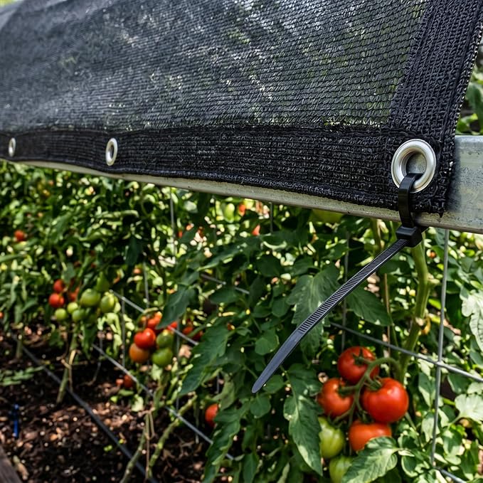 Royal Shade 70% Black Shade Cloth Custom Size 3FT x 19FT Mesh Tarp with Grommets for Garden Patio, Plant Shading, Greenhouse, Pergola, Chicken Coop, Dog Kennel, Lawn. (We Make Custom Size)