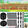 Drip Irrigation System Kit – 2026 New Quick-Connect Automatic Watering & Misting System with 48FT 1/2" Tubing, Large Coverage & Water-Saving for Greenhouses, Lawns, Gardens, Raised Beds