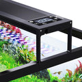 SEAOURA 24/7 LED Aquarium Light for 12-18 Inch Fish Tank, Fish Tank Light for Plants, Auto On Off with Timer, 9 Colors, Adjustable Brightness, Daylight & Moonlight, DIY and Nature Weather Mode