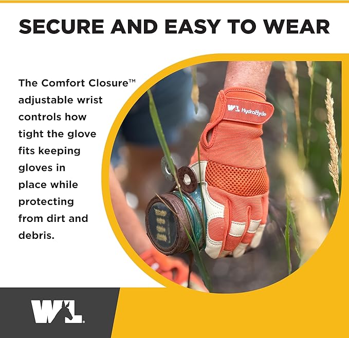 Wells Lamont Women's Hybrid Work/Gardening Gloves