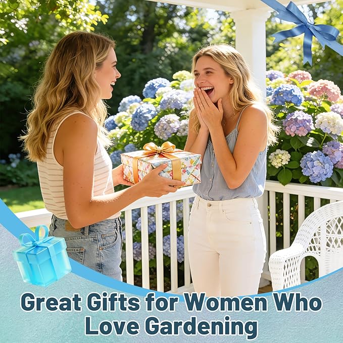 20pcs Small Gardening Tools Gifts for Women Beginners - Garden Hand Tools Set for Indoor Succulent Bonsai Plants Transplanting, Included 39.4" Plant Repotting Mat/Miniature Shovel/Labels, Blue