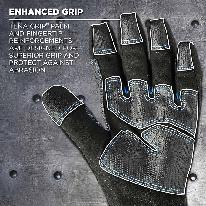 Waterproof Work Gloves, Thermal Insulated, Touchscreen, Enhanced Grip, Ergodyne ProFlex 818WP
