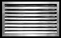 18"w X 12"h Aluminum Exterior Vent for Walls & Crawlspace - Waterproof & Rain Block - with Screen Mesh - HVAC Weather Grille [Outer Dimensions: 19.5"w X 13.5"h]
