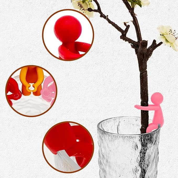 3 Pcs Plant Propagation Friends, Plant Propagation Buddy, Plant Cutting Holder for Shoots, Sprouts and Stems, Cute Plant Propagation Support Growth Tool for Indoor Garden
