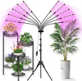 Grow Lights for Indoor Plants [ 10 in1 ] 500 LEDs, Full Spectrum Grow Light for Indoor Growing with Tripod Stand, Auto On/Off Timing 4/8/12H, Plant Grow Lights Indoor.