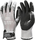 JDL 100% Waterproof Winter Work Gloves for Men & Women, Thermal Insulated Freezer Gloves for Cold Weather, Super Grip Palm