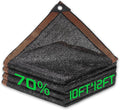 70% Shade Cloth, 10FTx12FT HDPE Mesh Tarp with Reinforced Grommets, Outdoor Sun Shade Net for Greenhouse, Plants, Garden, Pergola, Patio, Chicken Coop (10FT*12FT)