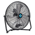 Tornado 18 Inch Powerful Industrial Floor Fan, 3-Speed High Velocity Metal Fan, 120° Adjustable Tilt, 6.0 FT Cord for Commercial and Home Use, Black