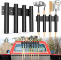 Shovel Holder for Truck - 8-Hole Heavy Duty Steel Tool Organizer - for Bed & Box Mount (Truck Bed Rail or Tool Box) - Also for Workshop and Farm Shed Use - Holds Rakes, Shovels, Hoes