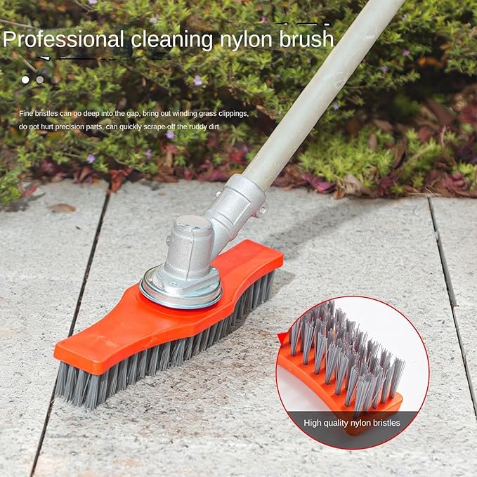 Lawn Mower Cleaning Brush - Garden Scrubber Tool, Deck Cleaning Brush | Heavy Duty Outdoor Scrubbing Tool Dirt Removal Maintenance Equipment for Garden Yard Floor Patio Farm Indoor Tile