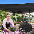 60% Shade Cloth,10x20ft Tear Resistant Sun Shade Net with Reinforced Grommet,Durable Garden Shade Tarp Cover for Greenhouse,Plant Cover, Chicken Coop,Patio and Pergola,Black