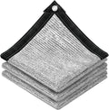 vensovo 70% Aluminum Shade Cloth - Reflective Aluminium Shade Netting Sun Shade Cover with Grommets for Cars, Dogs, Outdoor, RV, Patio (3x6FT)