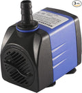 AQUANEAT Small Fountain Pump, 265 GPH Submersible Water Pump for Aquarium Fish Tank, Outdoor Water Fountain, Hydroponics, Pond Filter Pump