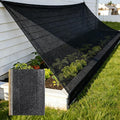 55% Shade Cloth for Garden,HDPE Cuttable Sun Shade for Plants,Mesh Garden Shade Cloth for Greenhouse Vegetables,Plant Heat Protection Black Cover for Patio Raised Bed (6×10FT)
