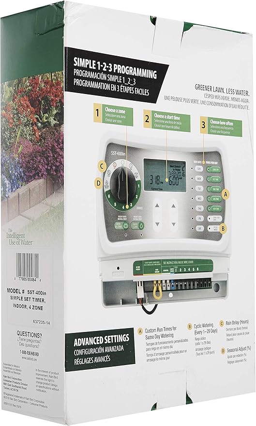 Rain Bird Automatic Sprinkler Timer