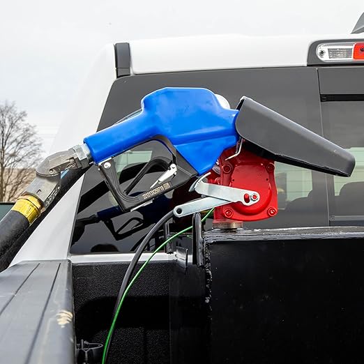 Fill-Rite FRNA100DAU00 1” 5 to 25 GPM Sub-Zero Automatic Fuel Transfer Nozzle - Cold Weather Applications, Blue - For Gasoline, Diesel, Biodiesel up to B20, E15 & Kerosene