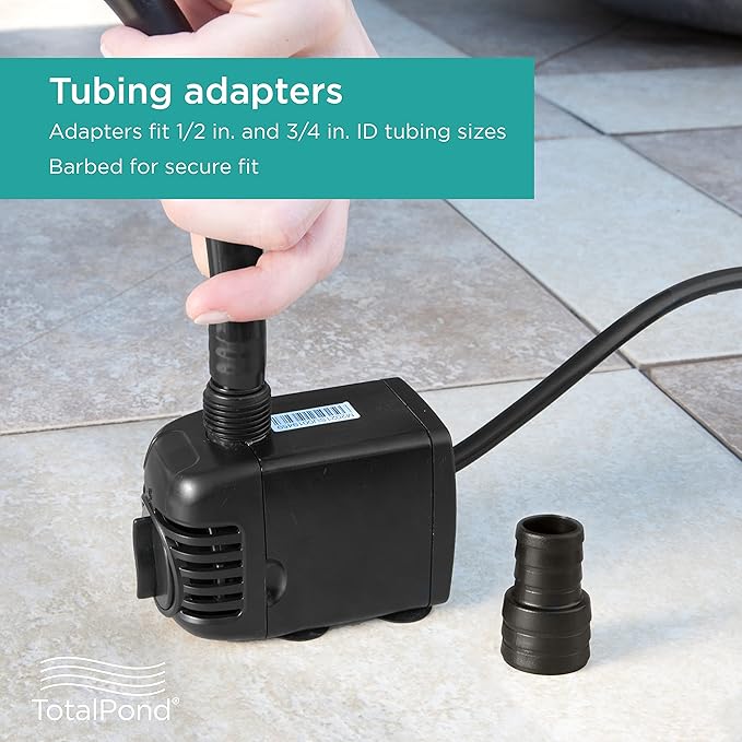 TotalPond 300 GPH Fountain Pump,Black