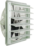 iLiving 24-Inch Corrosion Resistance Shutter Exhaust Fan, Single Speed