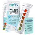 Varify Water Hardness Test Kit - Water Testing Kit for Home, Drinking, Well, Spa, Swimming Pool, Softener, Dishwasher & More - Hard Water Test Strips for Calcium, Magnesium etc (0-425 pmm, 150 Strips)