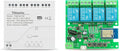 4CH Wireless Relay Module | Smart Home Control | Remote Switch | Self-Locking Mode | Tuya APP & Bluetooth Compatible