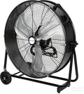 BILT HARD 24" 8100 CFM High Velocity Industrial Drum Fan, 3-Speed Heavy Duty Metal Shop Fan for Warehouse, Workshops, Garage, Factory and Basement - UL Listed