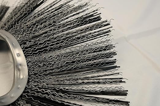 MB Replacement Brushes, 21 x 6-3/8 Inch Convoluted Poly/Wire Wafers, for Various Sweeping Brooms and Machines, Pack of 30