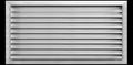 HVAC Premium 34"W x 22"H Aluminum Exterior Gable Louver Vent For Walls & Crawlspace - Weather-Resistant Air Grille With Screen Mesh - [Outer Dimensions 35.75"W x 23.75"H]