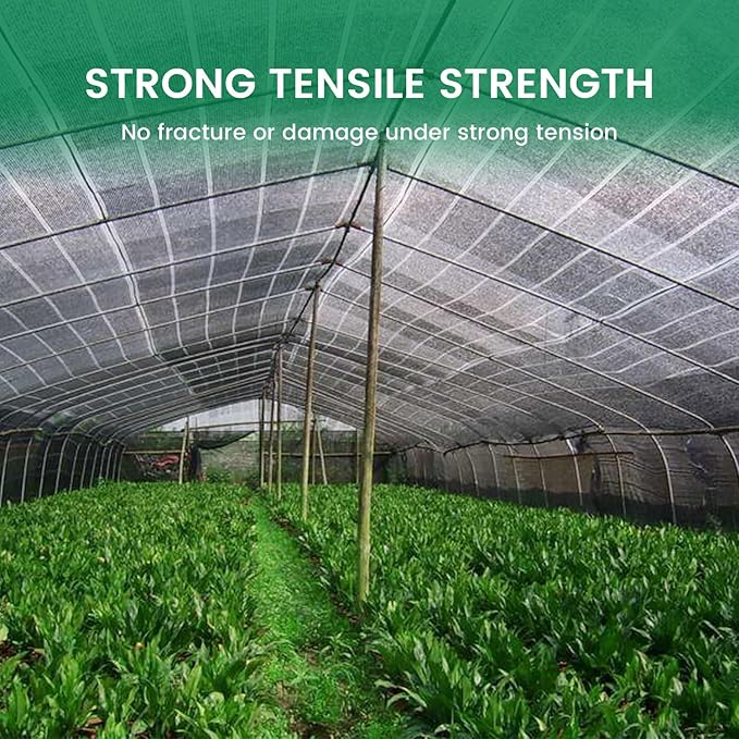 90% 10 X 20 FT Black Shade Cloth, Outdoor Woven Sun Shade with Grommets, Durable Sun Shade Netting Shading Antifreezing for Patio, Garden, Plants Cover, Greenhouse, Barns, Dog Kennel