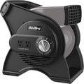 Air King Commercial Grade Pivoting Utility Fan, for Cooling, Ventilating, Exhausting and Drying at Home, Job Site, Work Shop, Construction, 3 Speeds, 11.25", Black, 9550