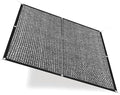 4x4 ft Shade Cloth 40-50% UV Block Mesh Black Tarp with Durable Stainless Steel Grommets for Patio, Garden, Pergola, Greenhouse, Plant, Dump Truck, Leaf Pool Cover