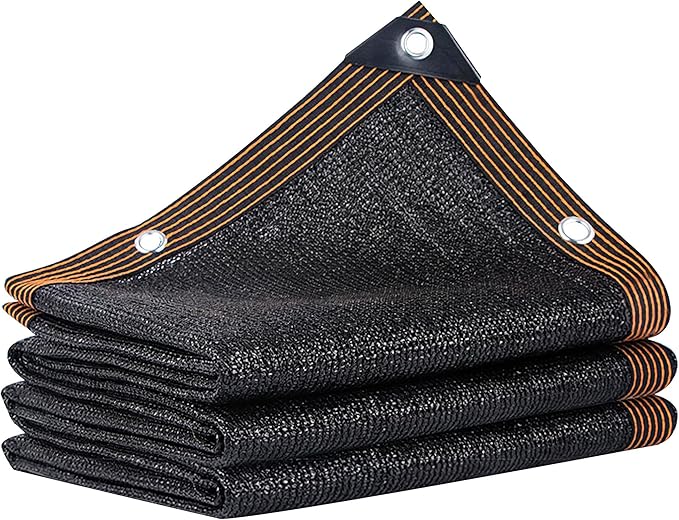 winemana 50% Shade Cloth for Garden- 4x12 FT Breathable Mesh Tarp for Vegetables & Plants, Outdoor Patio Sun Shade with Grommets - Chicken Coop, Dog Kennel Cover