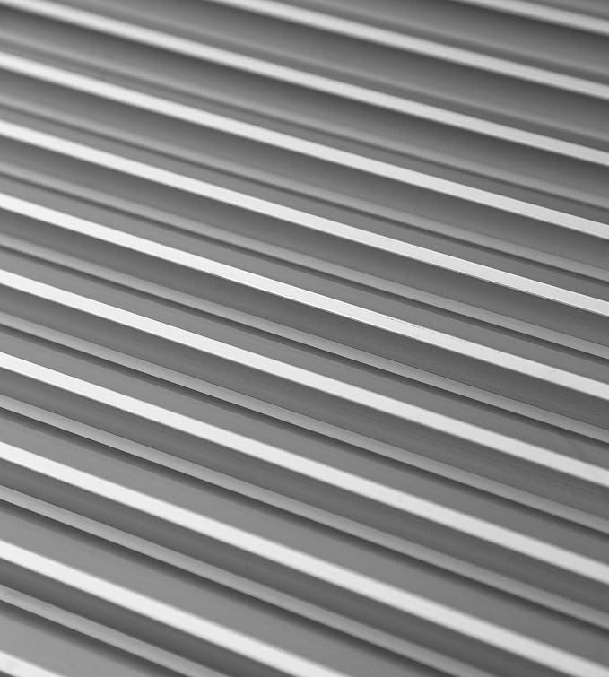 18"w X 18"h Aluminum Privacy Door HVAC Air Grille - "V" Shaped Louvers Ensure 100% View Block - Supply or Return [Outer Dimensions: 19"w X 19"h]