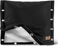 Backflow Preventer Insulation Cover - 3 Way Opening Pipe Insulation Cover for Irrigation Valve, Sprinkler Cover for Outside - Winter Freeze Protection Backflow Cover - 21" W x 16" H, Black