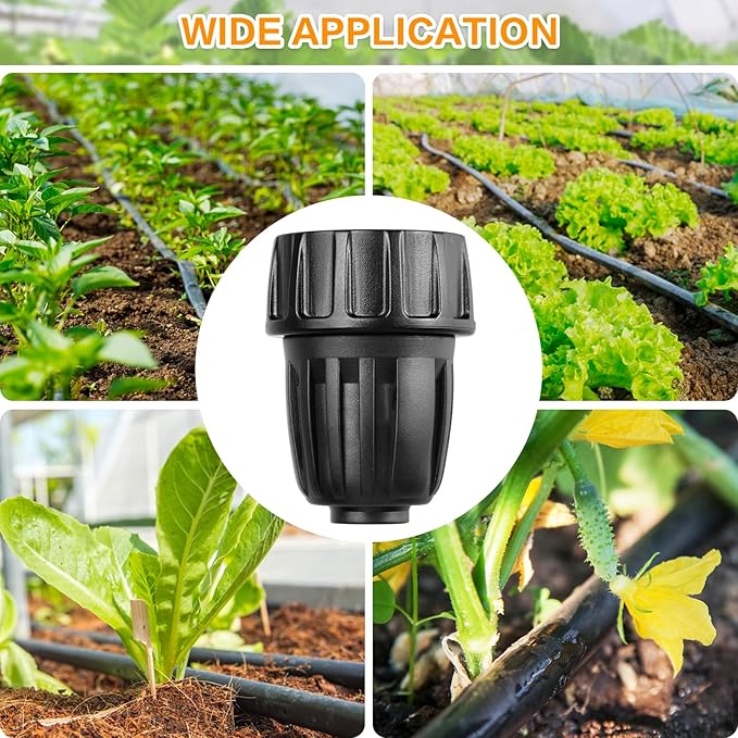 Gardrip 3/4 Inch Female Pipe Thread to 1/2 Inch Drip Irrigation Tubing Adapter: 6 Pieces 1/2 In. Barbed Drip Line x 3/4 In. Faucet PVC Adapter Connect 3/4" FHT Faucet Garden Hose