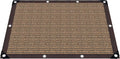 80% Shade Cloth -6.5x6.5FT Sunblock Net with Grommet,Lightweight and Durable UV Protection,Shade Cloth for Garden Patio Pergola Balcony Plants Greenhouse Dog Kennel Chicken Coop Outdoor