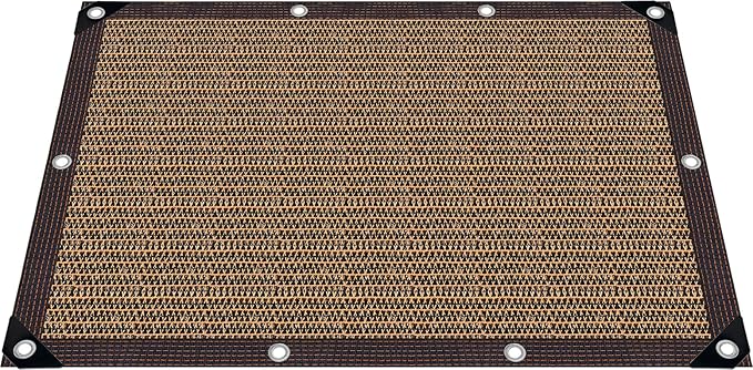 80% Shade Cloth -4x6FT Sunblock Net with Grommet,Lightweight and Durable UV Protection,Shade Cloth for Garden Patio Pergola Balcony Plants Greenhouse Dog Kennel Chicken Coop Outdoor