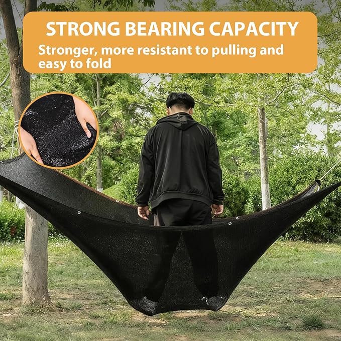 AHWEKR 90% Shade Cloth, Sturdy Sun Shade Canopy with Reinforced Grommet,29ft x 29ft Replacement Shades Cover for Outdoor Patio Pergola, Mesh Tarp Sun Screens for Backyard, Garden Bed, Chicken Coop