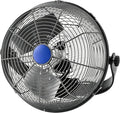 NORTHSKY 12" High Velocity Wall Mount Fan, 3 Speeds, 2400 CFM Adjustable Industrial Wall Fan, 1/12 HP, 360° Head Hit, for Greenhouse, Workshop, Garage, Commercial Use, UL Listed