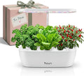 Nouri Hydroponics Growing System, 12 pod Smart Indoor Herb Garden Kit with LED Grow Lights, Hydroponic Herb Garden Indoor for Plant Lovers, Gardeners, Kitchen, Lettuce Seeds Included