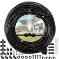Yaocom 164 ft Misting Cooling System Misters for Outside Patio Backyard Mist Hose Kit for Garden 50 Brass Mister System 4 PE Antioxidant Adapters 3/4" for Garden Greenhouse Trampoline for Waterpark