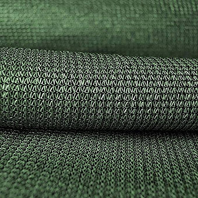 Jobe’s Easy Gardener Sun Screen Fabric (Reduces Temperature Up to 15 Degrees, Provides 75% More Shade), 6 Feet x 50 Feet, Heavy Green, Reusable, UV-Protected, Easy Installation