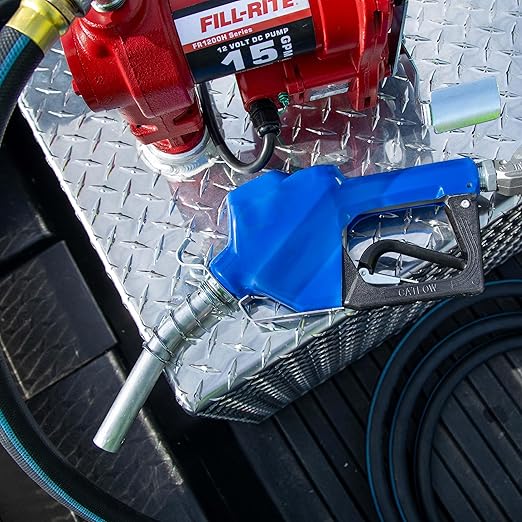 Fill-Rite FRNA075DAU10 ¾” 3 - 15 GPM Sub-Zero Automatic Fuel Transfer Nozzle | Cold Weather Applications, Blue| For Gasoline, Diesel, Biodiesel up to B20, E15 & Kerosene