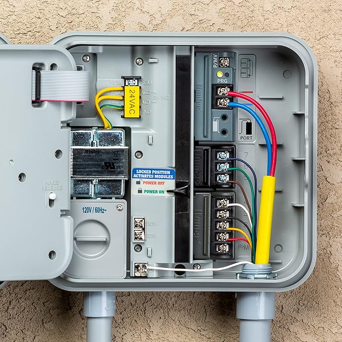 Hunter Pro-C Modular Outdoor Irrigation Controller Gray 4-Station Base Unit Controller, Outdoor Mount with 120 VAC Internal Transformer, Expandable to 16 Stations B00LBGQ4K2