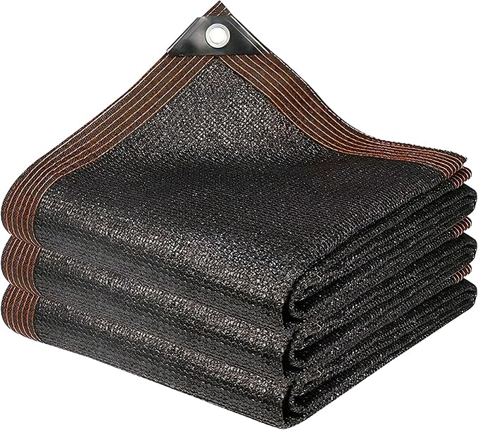 winemana 70% Shade Cloth for Garden- 5x6 FT Breathable Mesh Tarp for Vegetables & Plants, Outdoor Patio Sun Shade with Grommets - Chicken Coop, Dog Kennel Cover